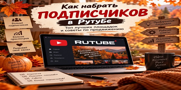 Как набрать подписчиков в Рутубе — стратегии продвижения на платформе + сервисы
