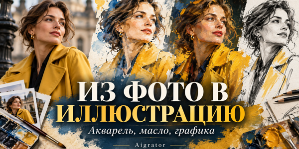Фото в рисунок нейросетью: 7 промптов для разных стилей