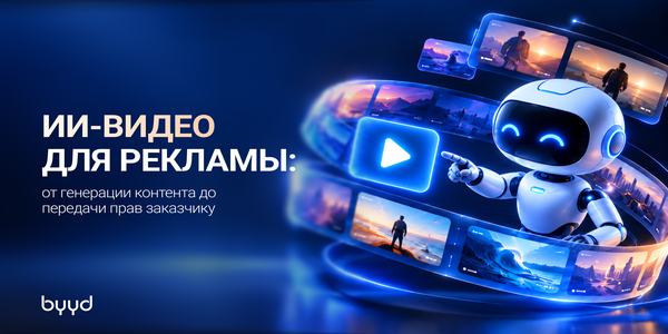 ИИ-видео для рекламы от генерации контента до передачи прав заказчику BYYD