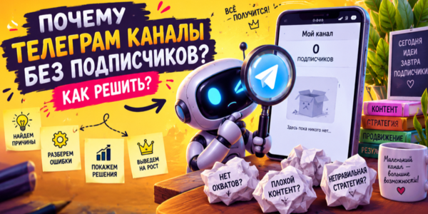 Почему Телеграм каналы без подписчиков – как решить при помощи специальных сервисов