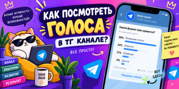 Как посмотреть голоса в ТГ канале – подробный гайд + разбор ТОП сайтов для их увеличения