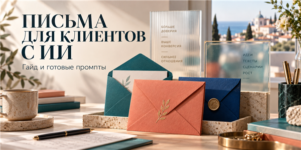 Как написать серию писем с ИИ: пошаговый гайд и 8 готовых промптов