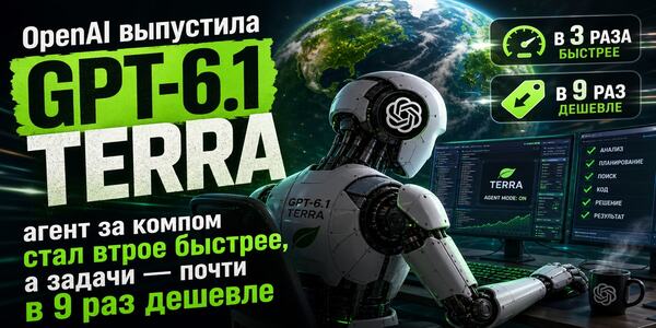 OpenAI выпустила новую модель GPT-6.1 Terra