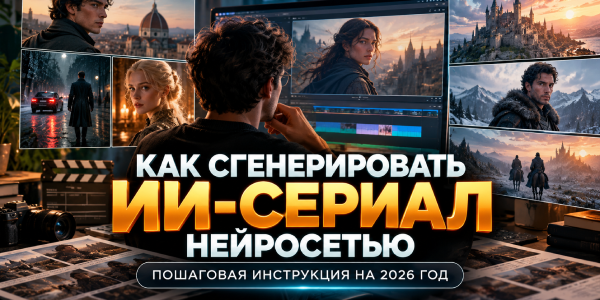 Как сгенерировать ИИ-сериал нейросетью: пошаговая инструкция на 2026 год