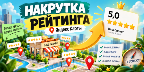Накрутка рейтинга Яндекс карты – подборка ТОП сайтов + советы от маркетолога для улучшения репутации