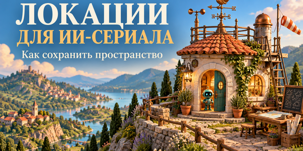 Локации для ИИ-сериала: как сохранить мир между сценами
