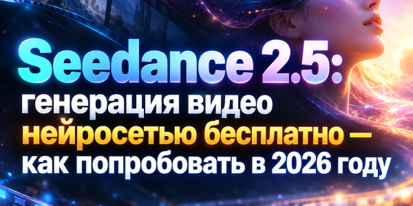 Seedance 2.5: генерация видео нейросетью бесплатно — как попробовать в 2026 году