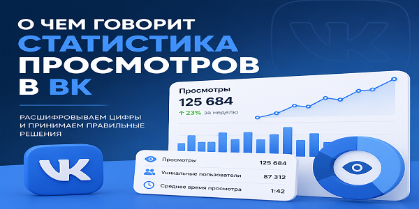 О чем говорит статистика просмотров в ВК — как оценить интерес к контенту