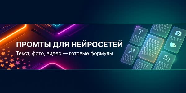 Промты для нейросетей: готовые формулы для текста, фото и видео (Aigrator)