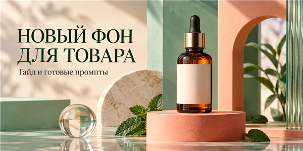Как заменить фон на фото товара нейросетью: гайд и 6 промптов для каталога