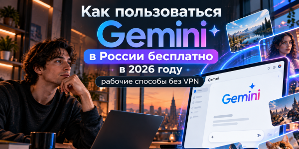 Как пользоваться Gemini в России бесплатно в 2026 году: рабочие способы без VPN
