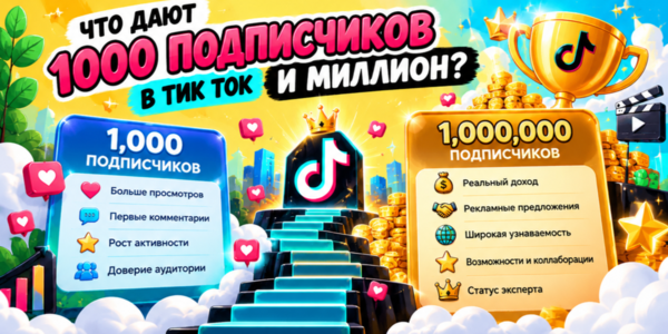 Что дают 1000 подписчиков в Тик Ток и миллион и где их взять по низкой цене – обзор лучших сервисов