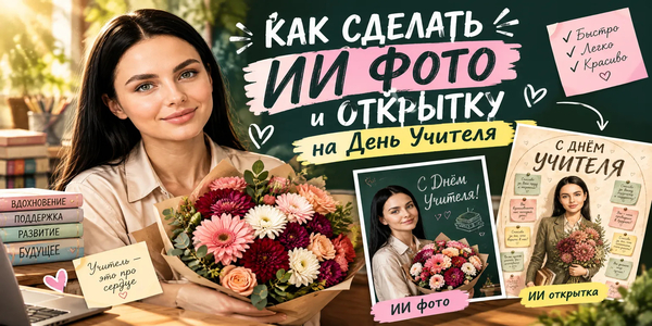 ИИ фото ко Дню Учителя