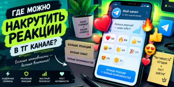Где можно накрутить реакции в ТГ канале – ТОП сайтов без заданий и регистрации + советы от опытного маркетолога для продвижения контента