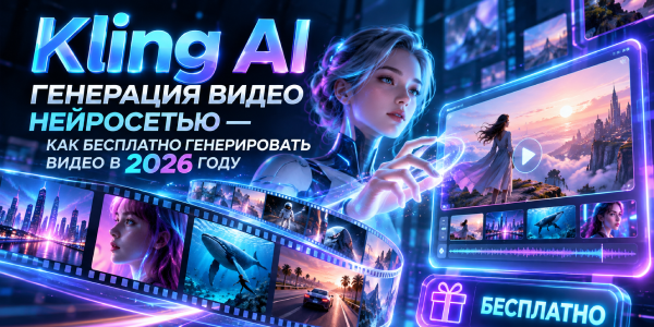 Kling AI: генерация видео нейросетью — как бесплатно генерировать видео в 2026 году