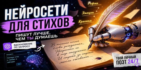 Нейросети для написания стихов