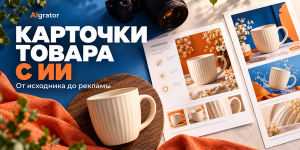Карточки товара нейросетью: фото и креативы для ритейл-медиа