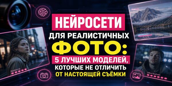 Нейросети для реалистичных фото: ТОП-5 лучших моделей