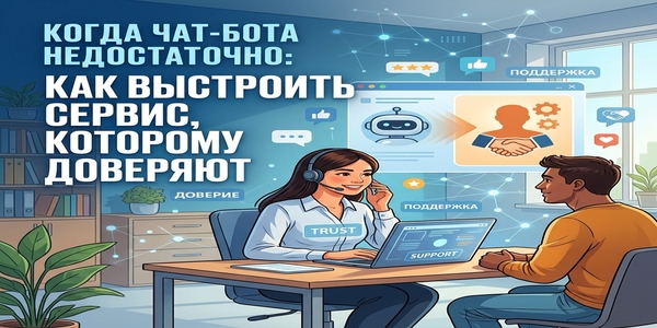 Когда чат-бота недостаточно: как выстроить сервис, которому доверяют