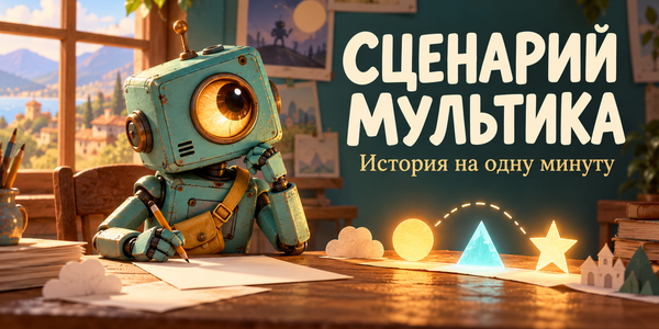 Сценарий мультфильма с ИИ: история на одну минуту