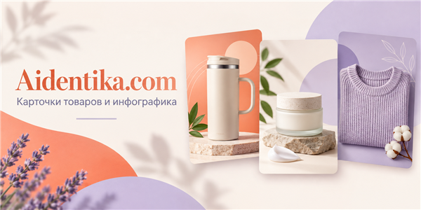 Aidentika.com — нейросеть для инфографики бесплатно: карточки для WB и Ozon, тарифы и промокод AIN