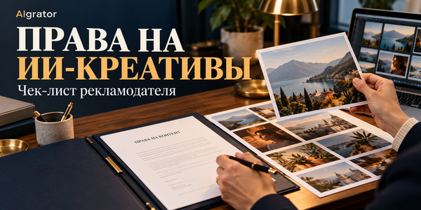 Авторские права на ИИ-креативы: чек-лист рекламодателя