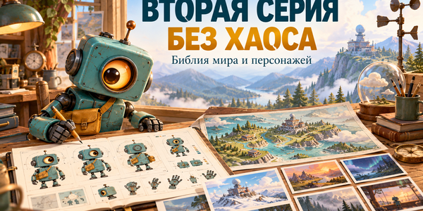 Вторая серия ИИ-сериала: как сохранить героев и стиль