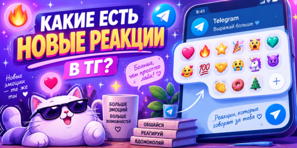 Какие есть новые реакции в ТГ – обзор новинок + обзор сайтов для их накрутки