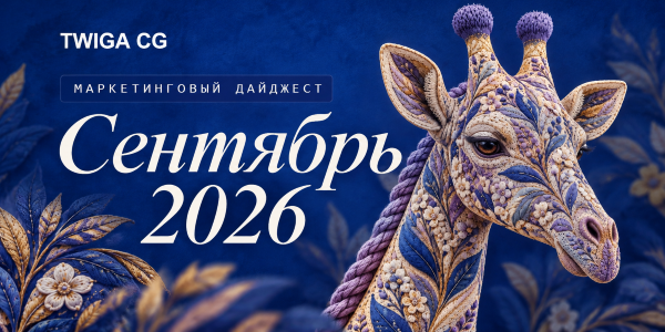 Маркетинговый дайджест за сентябрь 2026 от TWIGA CG