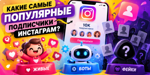 Какие самые популярные подписчики Инстаграм — живые, боты или фейки?