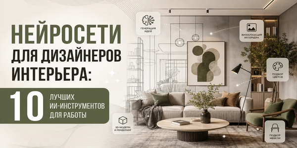 Нейросети для дизайнеров интерьера