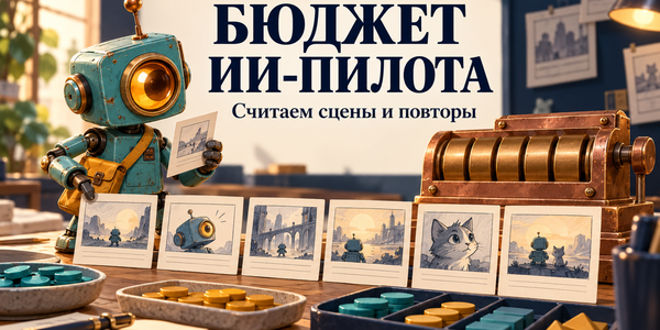 Сколько стоит ИИ-мультфильм: бюджет пилота и повторных генераций