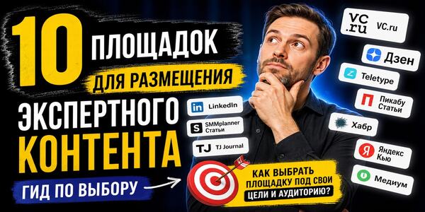 10 площадок для размещения экспертного контента: гид по выбору