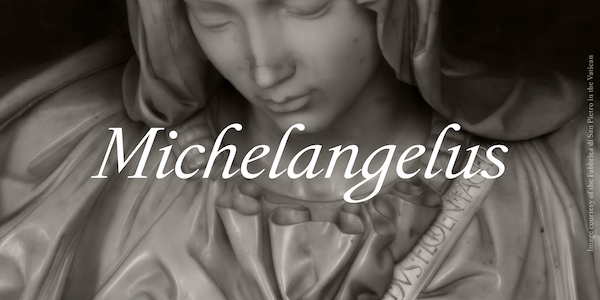 На основе каллиграфического почерка Микеланджело создали шрифт Michelangelus